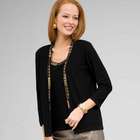 Gilet manches 3/4 à strass, , small
