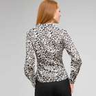 Camicia fantasia con fiocco sul davanti, , small