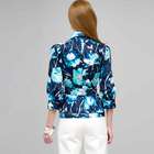 Camicia con chiusura a bottoni con allacciatura in vita e maniche 3/4, , small