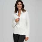 Textured Zip Front Cardigan, , small