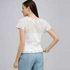 ラグラン袖前結びカーディガン, , small