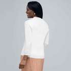 リブ編みカーディガン, , small