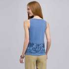 アップリケスパンコール付きタンクトップ, , small