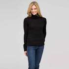 Maglione a collo alto in misto lana, , small