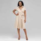 Robe portefeuille à manches courtes, , small